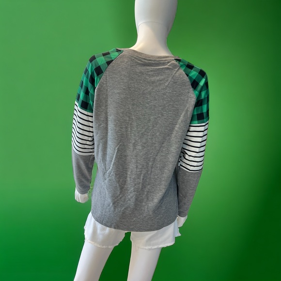 St Patty’s Day sequin disco ball top S M L - Picture 6 of 7